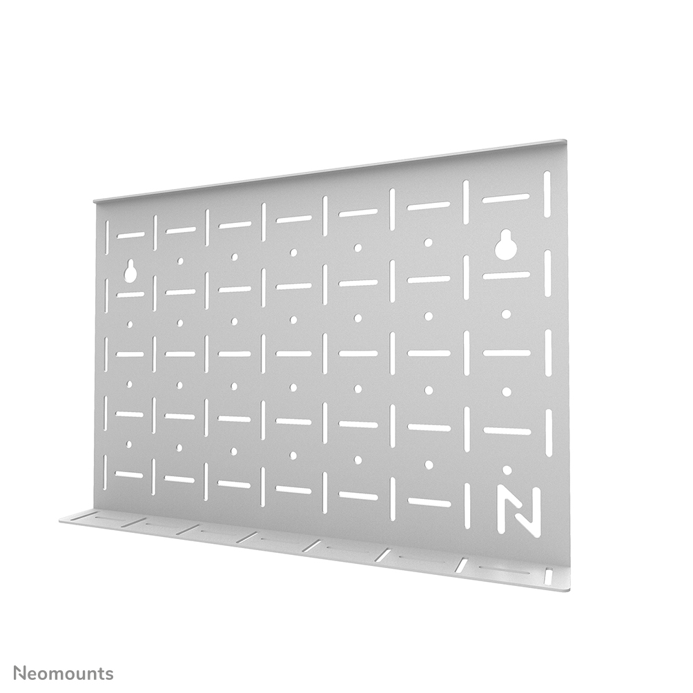 Neomounts FL50-525WH1 Support au sol mobile pour écran 55-86" - étagère multimédia incluse - installation rapide - TÜV